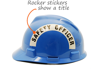 Printed Hard Hat Rokker Sticker