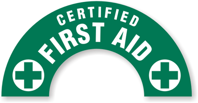 Hard Hat Stickers First Aid Signs Sku Pictures