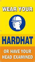 Wear Your Hard Hat Banner