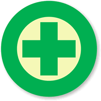 First Aid Hard Hat Labels