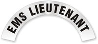 EMS Lieutenant Rocker Hard Hat Decals