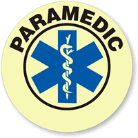 Paramedic Hard Hat Stickers