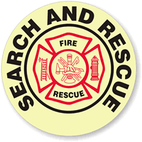 Search And Rescue Hard Hat Stickers