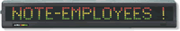 Electronic Moving Message Displays Sign