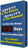 Safety Priority. Quality Standard. La Seguridad Sign