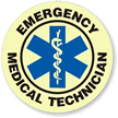 Emergency Medical Technician Hard Hat Stickers