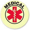 Medical Hard Hat Stickers