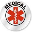 Medical Hard Hat Stickers