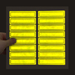 Reflective Hard Hat Decals