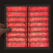 Fluorescent Orange Helmet Strip
