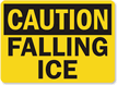 Caution Falling Ice Sign