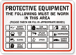 Protective Equipment Sign
