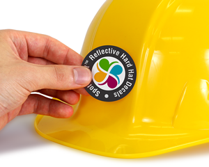 Free Sample Card Hard Hat Stickers 3