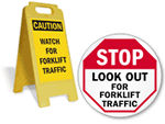 Forklift Floor Signs
