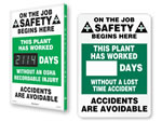On the Job Safety Scoreboards