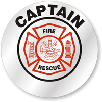 Captain Hard Hat Stickers