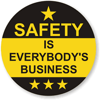 Safety Is Business Hard Hat Labels