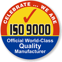 ISO 9000 CERTIFIED Hard HAT DECAL