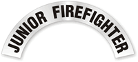 Junior Firefighter Rocker Hard Hat Decals