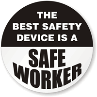 Safety Device Hard Hat Labels