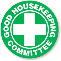 Good Housekeeping Committee Hard Hat Labels