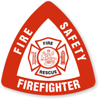 Fire Safety Firefighter Fire Recue Hard Hat Decals